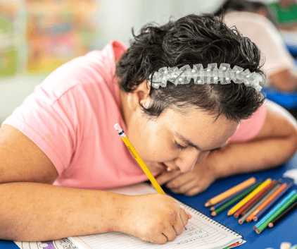 Illustration of teen navigating puberty