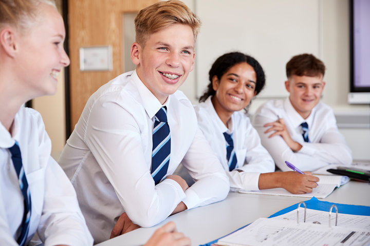 Parent meeting with teacher about support for ADHD